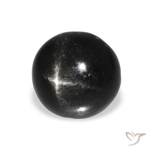 Diopside étoilé Noire naturelle Tour, 3.64 ct, Opaque