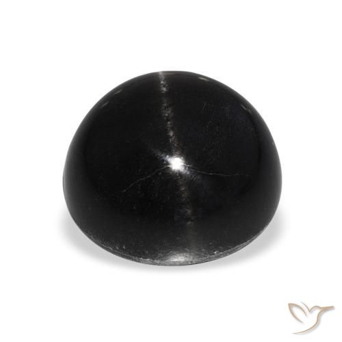 Diopside étoilé Noire naturelle Tour, 7.90 ct, Opaque