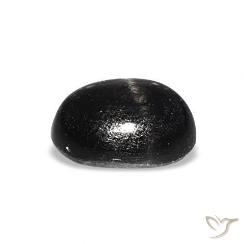 Diopside étoilé Noire naturelle ovale, 1.85 ct, Transparent