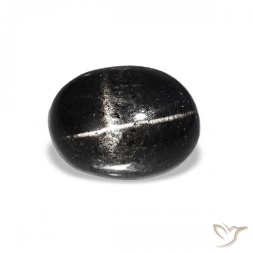 1.56ct Noire Diopside étoilé, ovale, Opaque