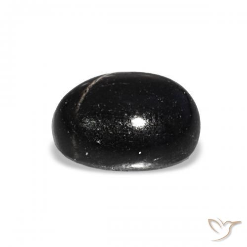 Diopside étoilé Noire naturelle ovale, 1.99 ct, Transparent