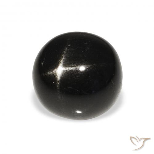 Diopside étoilé Noire naturelle Tour, 7.54 ct, Opaque