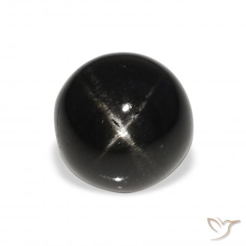 8.51ct Naturel Noire Diopside étoilé, Tour, Opaque