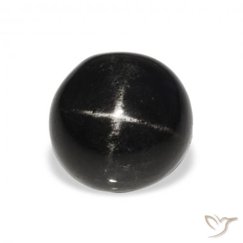 7.94ct Naturel Noire Diopside étoilé, Tour, Opaque