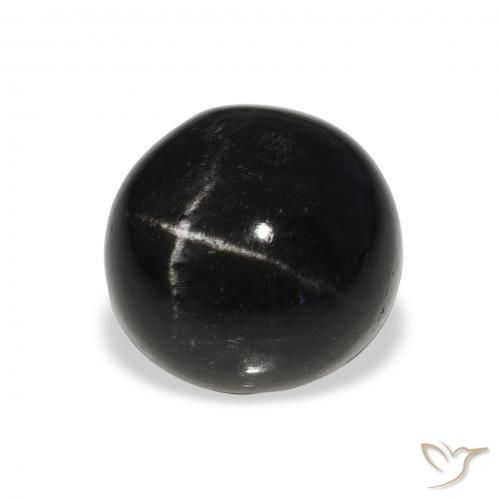 Diopside étoilé Noire naturelle Tour, 7.94 ct, Opaque