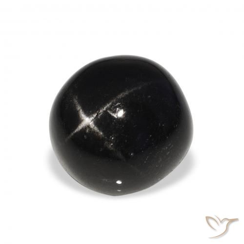 Diopside étoilé Noire naturelle Tour, 7.35 ct, Opaque