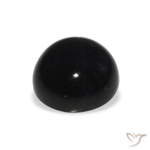 Diopside étoilé Noire naturelle Tour, 7.08 ct, Opaque