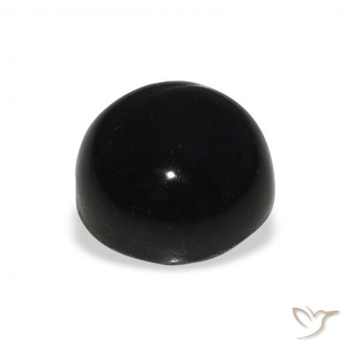 Diopside étoilé Noire naturelle Tour, 8.09 ct, Opaque