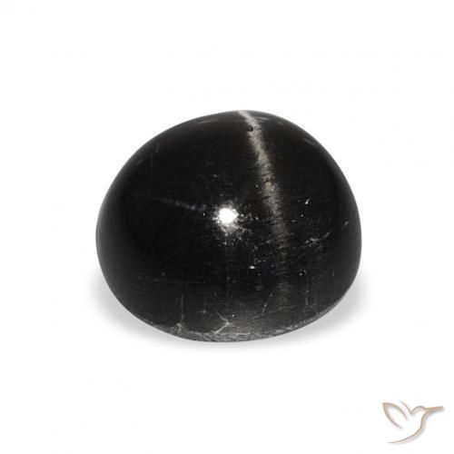 Diopside étoilé Noire naturelle Tour, 4.65 ct, Opaque