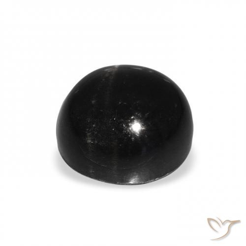 Diopside étoilé Noire naturelle Tour, 4.53 ct, Opaque