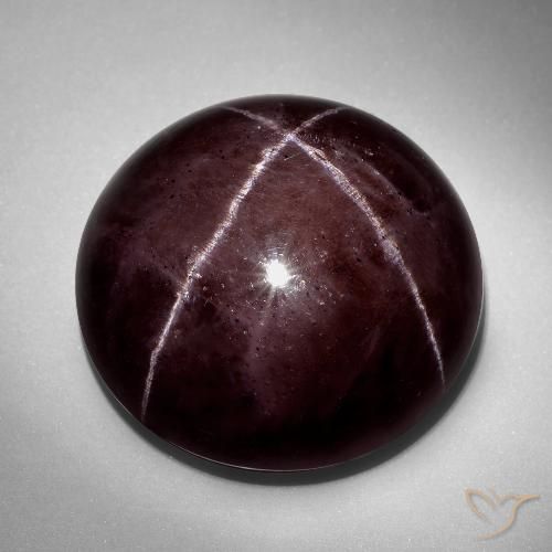 73.16ct Naturel Rouge foncé Grenat étoilé, Tour, Opaque