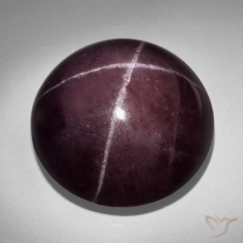 102.57ct Naturel Rouge acajou Grenat étoilé, Tour, Opaque