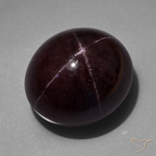 97.90ct Naturel Rouge foncé Grenat étoilé, ovale, Opaque