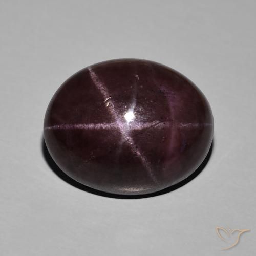 Grenat Étoilé Rouge foncé naturelle Coupe ovale, 25.50 ct, Opaque