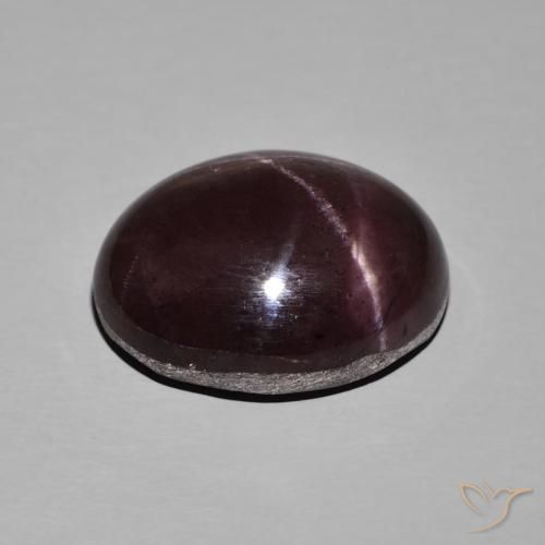 Grenat Étoilé Rouge foncé naturelle Coupe ovale, 25.50 ct, Opaque