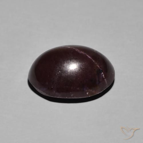 Grenat étoilé Rouge foncé naturelle ovale, 8.83 ct, Opaque