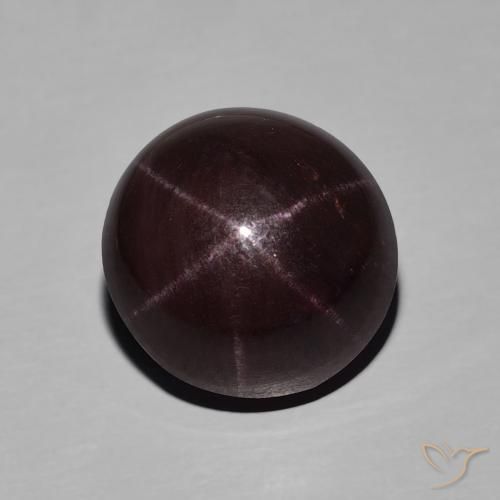10.78ct Naturel Rouge foncé Grenat étoilé, ovale, Opaque