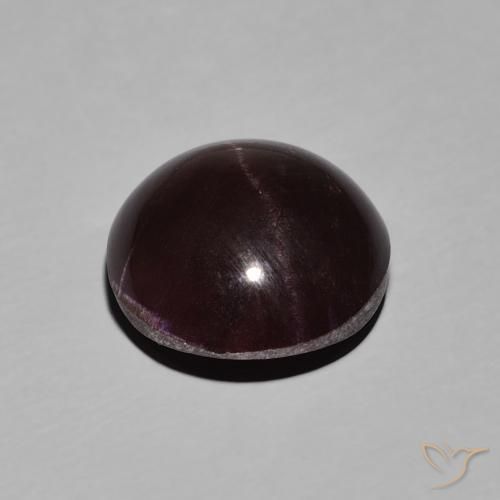 Grenat étoilé Rouge foncé naturelle ovale, 10.78 ct, Opaque