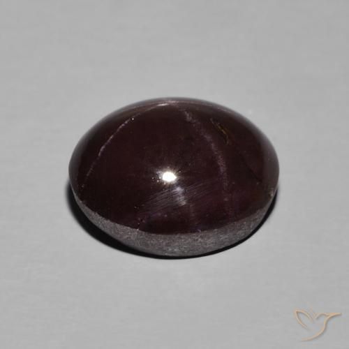 Grenat Étoilé Rouge foncé naturelle Coupe ovale, 6.52 ct, Opaque