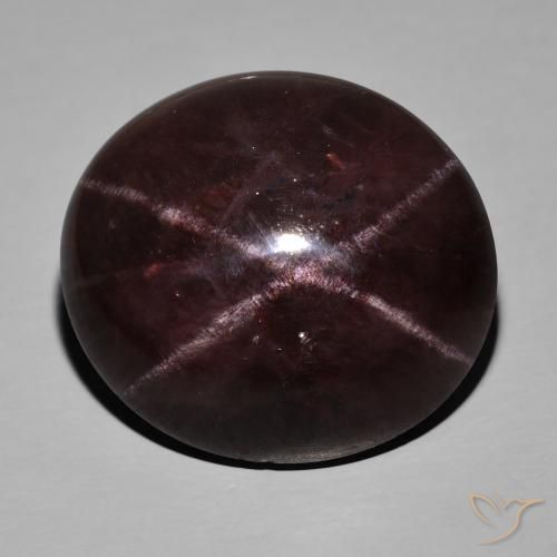 72.40ct Naturel Rouge foncé Grenat étoilé, ovale, Opaque