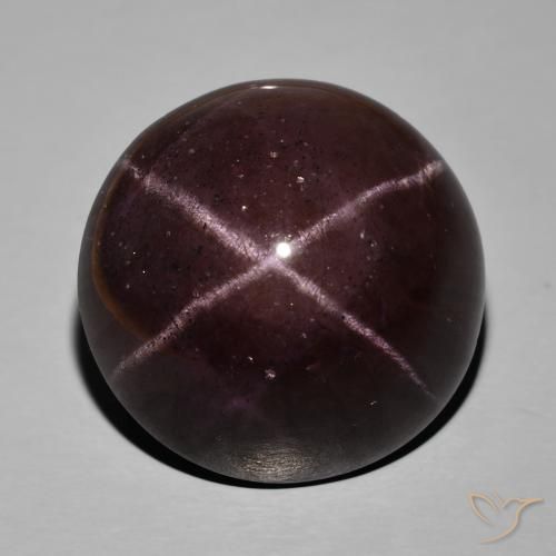 86.18ct Naturel Rouge foncé Grenat étoilé, Tour, Opaque
