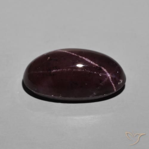 Grenat étoilé Rouge acajou naturelle ovale, 13.20 ct, Opaque