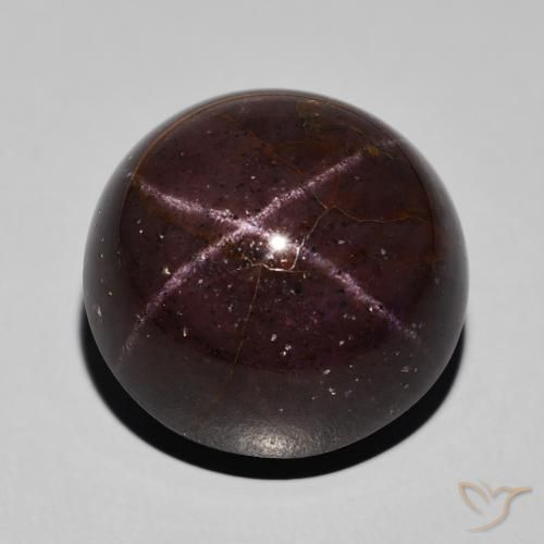 40.98ct Naturel Rouge acajou Grenat étoilé, Tour, Opaque