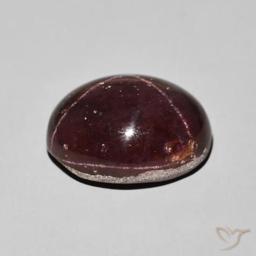 Grenat étoilé Rouge foncé naturelle ovale, 14.88 ct, Opaque