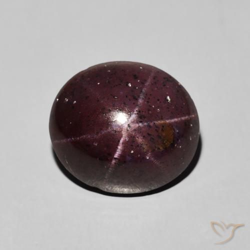 8.00ct Naturel Rouge acajou Grenat étoilé, ovale, Opaque, Photo A