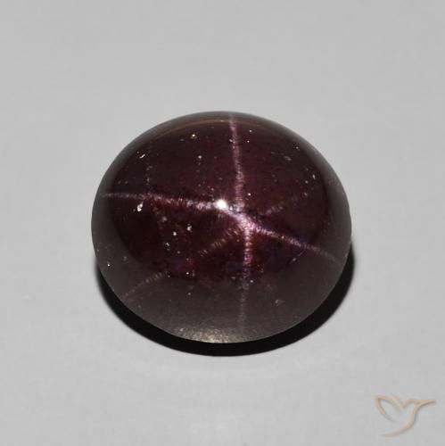 9.92ct Naturel Rouge foncé Grenat étoilé, ovale, Opaque