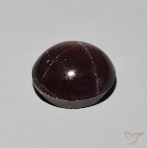 Grenat étoilé Rouge foncé naturelle ovale, 9.92 ct, Opaque