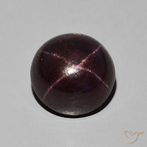 10.73ct Naturel Rouge acajou Grenat étoilé, Tour, Opaque