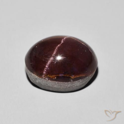 Grenat étoilé Rouge foncé naturelle ovale, 13.49 ct, Opaque
