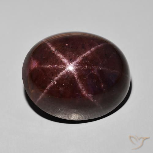 60.67ct Naturel Rouge acajou Grenat étoilé, ovale, Opaque