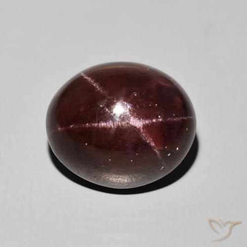 29.19ct Naturel Rouge acajou Grenat étoilé, ovale, Opaque