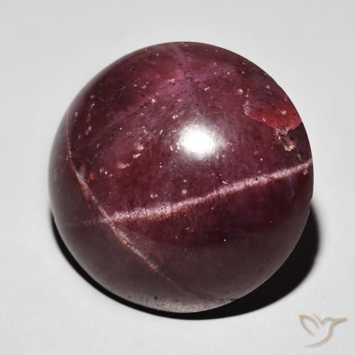 Grenat étoilé Rouge acajou naturelle Tour, 55.54 ct, Opaque