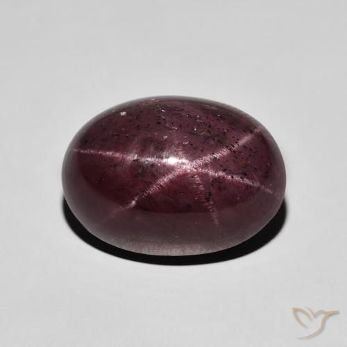 16.07ct Naturel Rouge foncé Grenat étoilé, ovale, Opaque