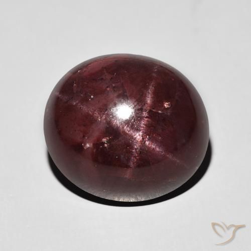 17.08ct Naturel Rouge acajou Grenat étoilé, ovale, Opaque