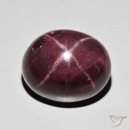 47.10ct Naturel Rouge foncé Grenat étoilé, ovale, Opaque