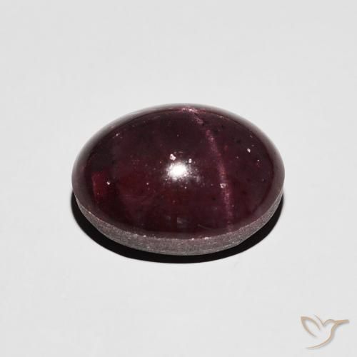 Grenat étoilé Rouge foncé naturelle ovale, 8.98 ct, Opaque
