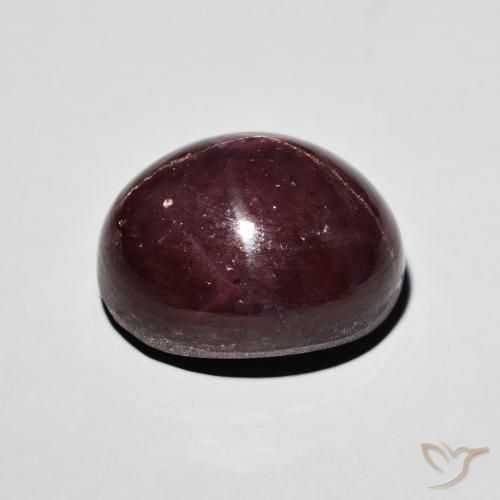 Grenat étoilé Rouge acajou naturelle ovale, 24.09 ct, Opaque