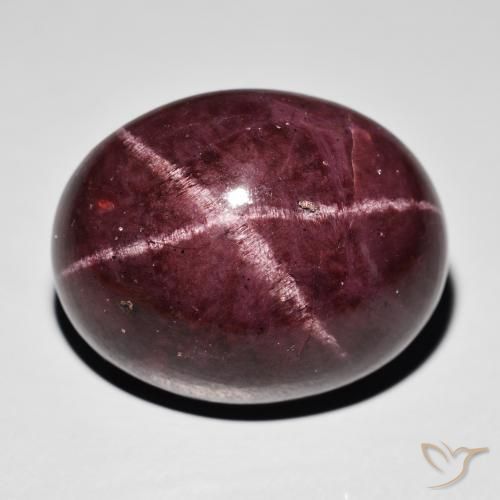 54.33ct Naturel Rouge acajou Grenat étoilé, ovale, Opaque