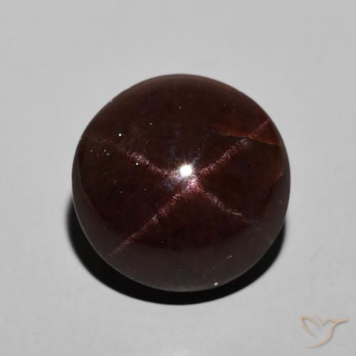14.41ct Naturel Rouge foncé Grenat étoilé, Tour, Opaque