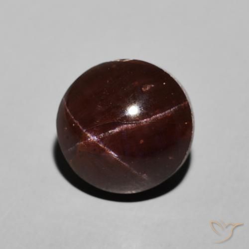 Grenat étoilé Rouge foncé naturelle Tour, 6.50 ct, Opaque