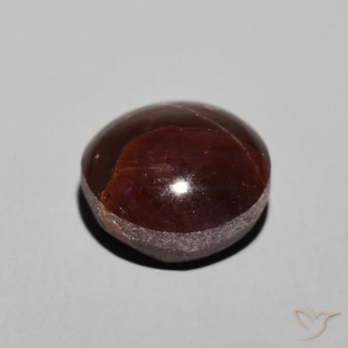 Grenat étoilé Rouge foncé naturelle Tour, 6.50 ct, Opaque