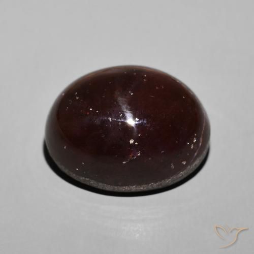 Grenat étoilé Rouge foncé naturelle ovale, 30.58 ct, Opaque