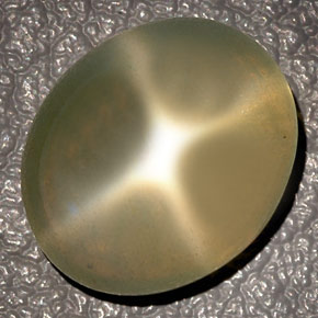 Pierre de lune étoilée Crème naturelle Transparent, 10.27 ct, Transparent / Translucide