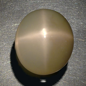 Pierre de lune étoilée crème naturelle transparent, 34,77 ct, transparent / translucide