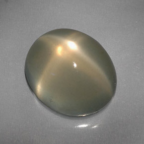 Pierre de lune étoilée crème naturelle transparent, 6,08 ct, transparent / translucide