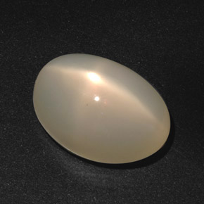 Pierre de lune étoilée Crème naturelle Coupe ovale, 16.55 ct, Translucide